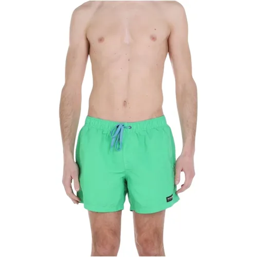 Rainbow boxer swim trunks , male, Sizes: XL, L - Sundek - Modalova
