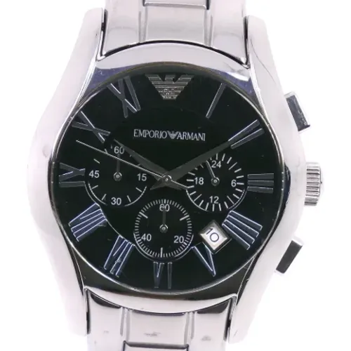 Pre-owned Watches, male, , Size: ONE SIZE Pre-owned Metal watches - Armani Pre-owned - Modalova