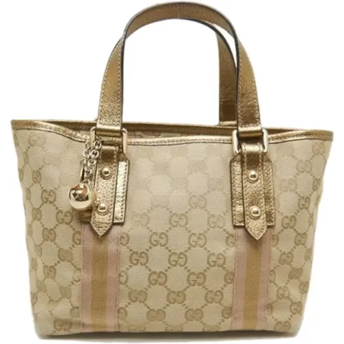 Pre-owned Tote Bags, female, , Size: ONE SIZE Pre-owned Canvas gucci-bags - Gucci Vintage - Modalova