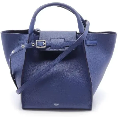 Pre-owned Tote Bags, female, , Size: ONE SIZE Pre-owned Leather handbags - Celine Vintage - Modalova