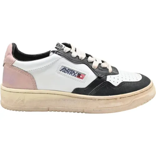 Low Leather White Sneakers , female, Sizes: 6 UK, 5 UK, 3 UK, 4 UK - Autry - Modalova