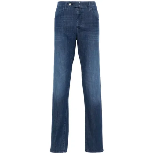 Blaue Division Blaue Jeans , Herren, Größe: W34 - Incotex - Modalova