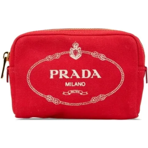 Pre-owned Clutches, female, , Size: ONE SIZE Pre-owned Leather prada-bags - Prada Vintage - Modalova