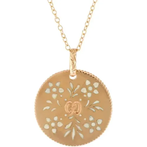 Pre-owned Jewellery, female, , Size: ONE SIZE Pre-owned Rose Gold necklaces - Gucci Vintage - Modalova