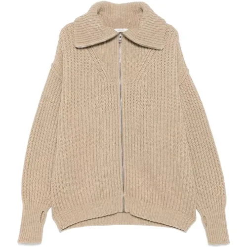 Cardigans, male, , Size: L Alpaca Fisherman Knit Sweater - Lemaire - Modalova