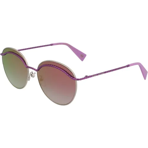 Stilvolle Sonnenbrille in Pink/Gold Gradient , Damen, Größe: 58 MM - Marc Jacobs - Modalova