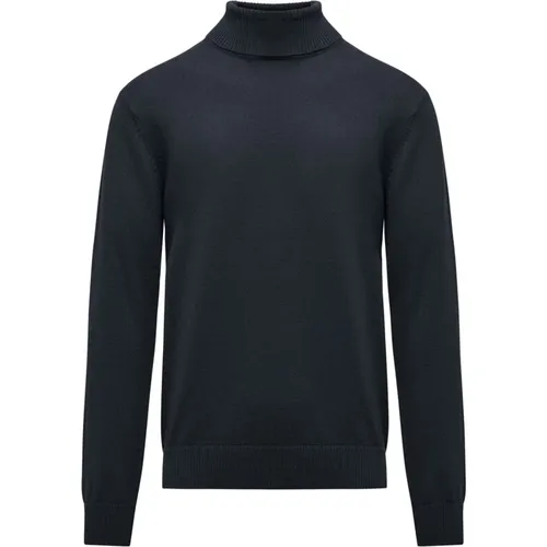 Turtlenecks, male, , Size: M Soft Wool Turtleneck Sweater - BomBoogie - Modalova