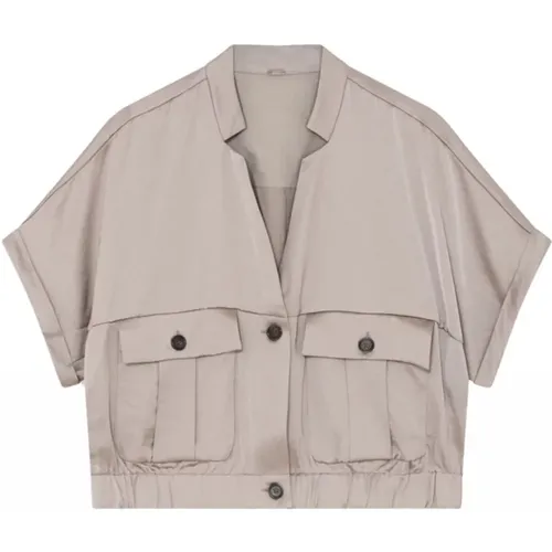 Light Jackets, female, , Size: XS Utility-Inspired Jacket Blazer Atmosphere - Gustav - Modalova