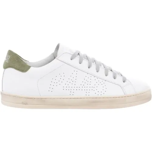 Leather Sneakers , male, Sizes: 9 UK, 7 UK, 6 UK, 8 UK, 10 UK - P448 - Modalova