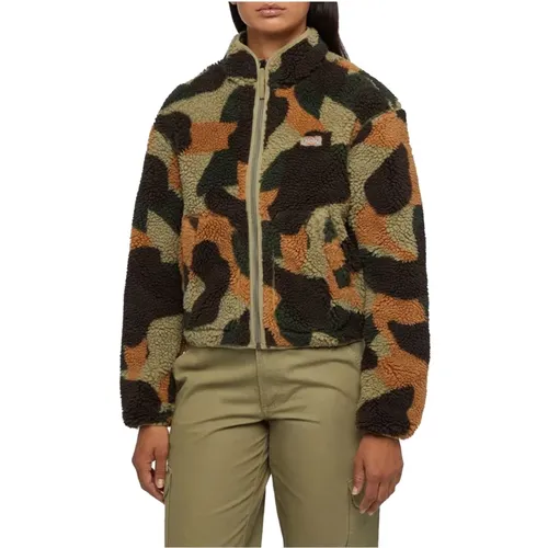 Camo Mount Hope Mäntel , Damen, Größe: M - Dickies - Modalova