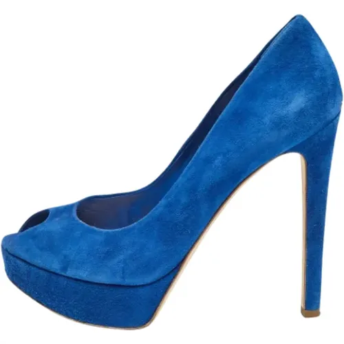 Pre-owned Suede heels , female, Sizes: 6 UK - Dior Vintage - Modalova