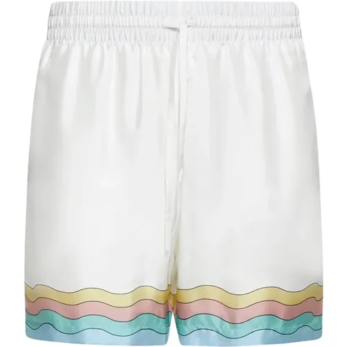 Elegant Summer Shorts , male, Sizes: M - Casablanca - Modalova