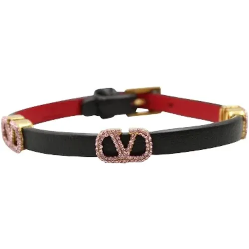 Pre-owned Leather bracelets , female, Sizes: ONE SIZE - Valentino Vintage - Modalova