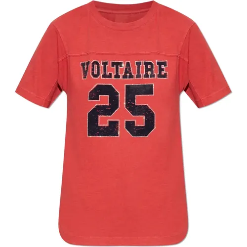 T-Shirt Schleife , Damen, Größe: S - Zadig & Voltaire - Modalova