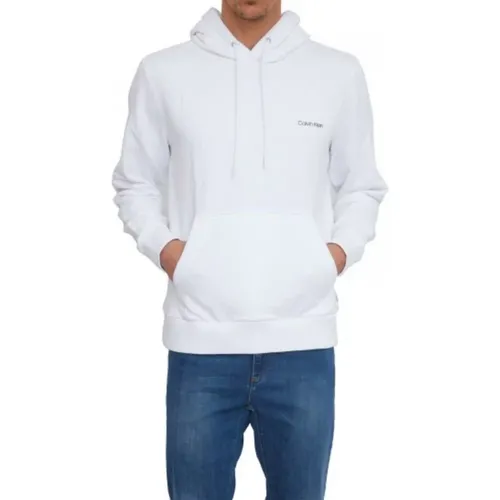 Men's Hooded Logo Sweatshirt , male, Sizes: L - Calvin Klein - Modalova
