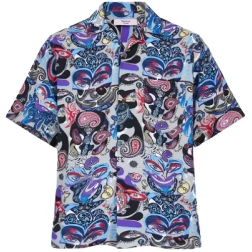 Bold Creature Print Hawaiian Shirt , male, Sizes: S - Martine Rose - Modalova