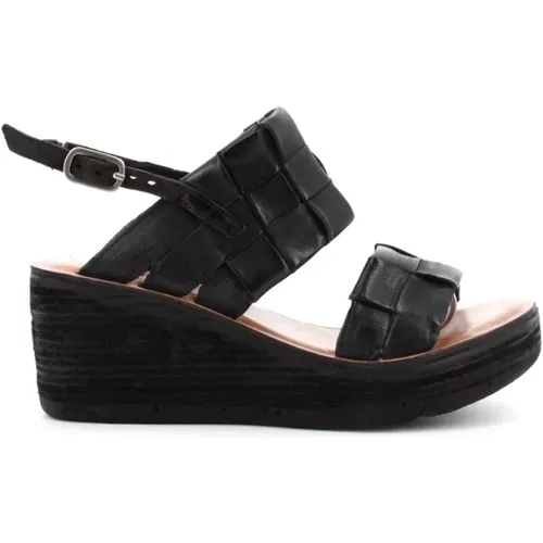 Sandals with Platform Heels , female, Sizes: 6 UK, 7 UK, 5 UK - a.s.98 - Modalova