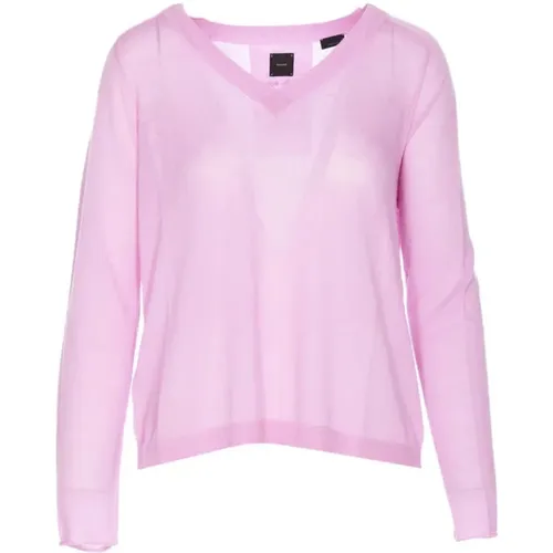 Stylish Sweaters for Every Occasion , female, Sizes: L, XS - pinko - Modalova
