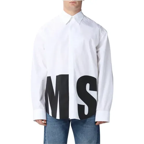 Stylische Hemden , Herren, Größe: L - Msgm - Modalova