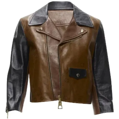 Pre-owned Leather outerwear , female, Sizes: S - Louis Vuitton Vintage - Modalova