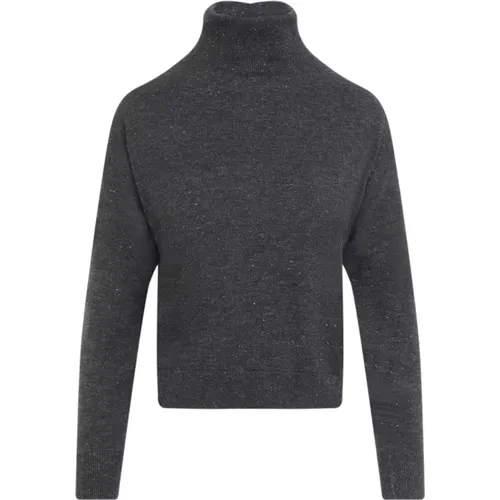 Grauer Pullover für Frauen Aw24 , Damen, Größe: 2XS - PESERICO - Modalova