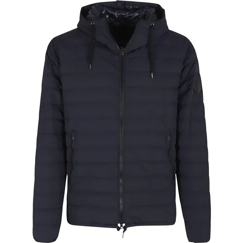 Stilvolle Blaue Herrenjacke , Herren, Größe: XL - Herno - Modalova