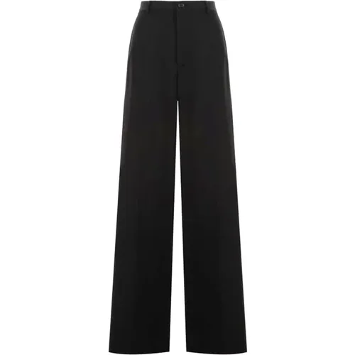 Wool Flared Pants , male, Sizes: XS - Balenciaga - Modalova