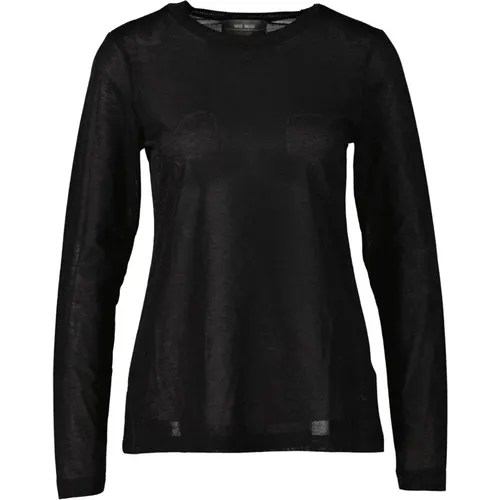 Stylisches Longsleeve , Damen, Größe: L - MOS MOSH - Modalova