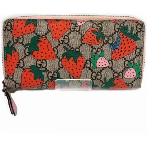 Pre-owned Wallets, female, , Size: ONE SIZE Pre-owned Fabric wallets - Gucci Vintage - Modalova