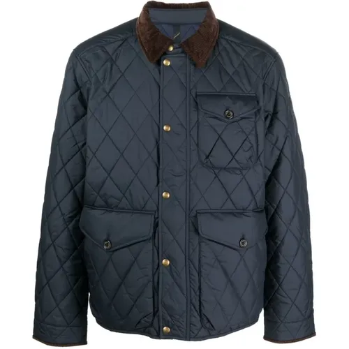 Blaue Parka Aw24 Herrenmode , Herren, Größe: XL - Ralph Lauren - Modalova