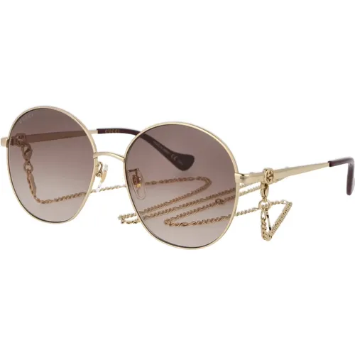 Stylische Sonnenbrille Gg1090Sa , Damen, Größe: 59 MM - Gucci - Modalova