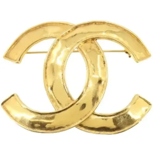 Pre-owned Jewellery, female, , Size: ONE SIZE Pre-owned Metal brooches - Chanel Vintage - Modalova