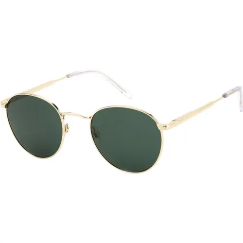 Goldene Metallsonnenbrille für Männer - Pierre Cardin - Modalova