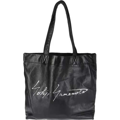 Tote Bags, female, , Size: ONE SIZE Signature Tote Bag - Yohji Yamamoto - Modalova