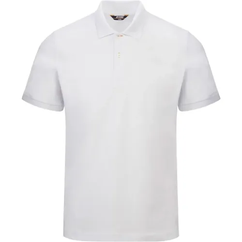 Contemporary Slim Fit Cotton Polo , male, Sizes: L, S, XL, M - K-way - Modalova