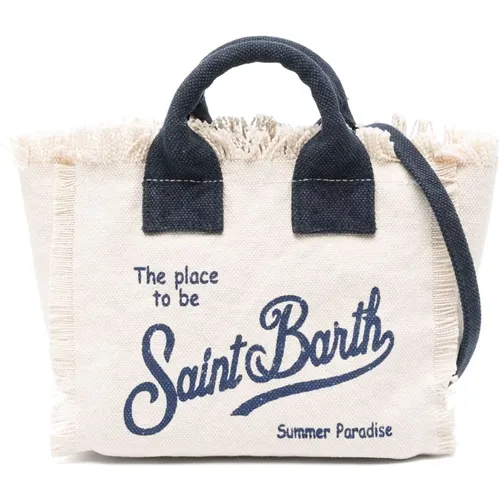 Stilvolle Mini Strandtasche,Wassergrüne Borsa Tasche,Mini Strandtasche für Frauen - MC2 Saint Barth - Modalova