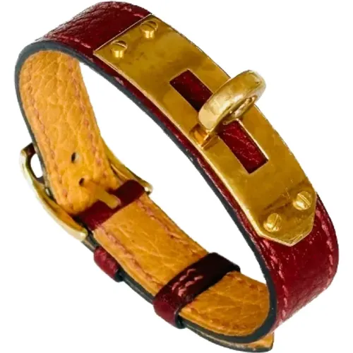 Pre-owned Jewellery, female, , Size: ONE SIZE Pre-owned Leather bracelets - Hermès Vintage - Modalova