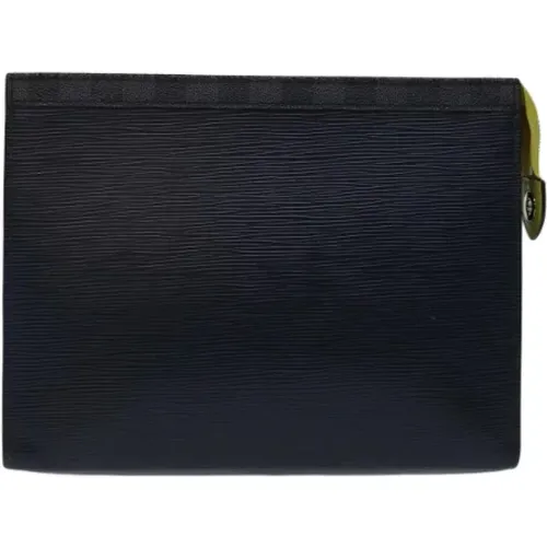 Pre-owned Leather clutches , female, Sizes: ONE SIZE - Louis Vuitton Vintage - Modalova