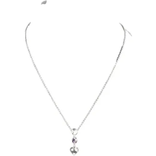 Pre-owned Jewellery, female, , Size: ONE SIZE Pre-owned Silver necklaces - Gucci Vintage - Modalova