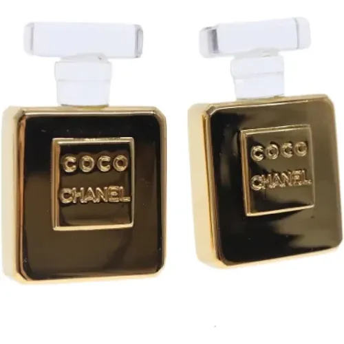 Pre-owned Jewellery, female, , Size: ONE SIZE Pre-owned Metal earrings - Chanel Vintage - Modalova