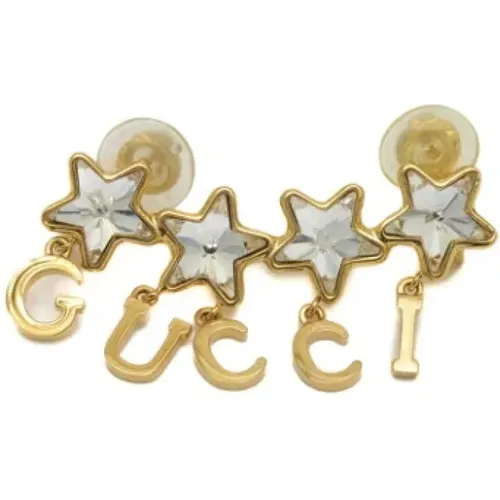 Pre-owned Jewellery, female, , Size: ONE SIZE Pre-owned Metal earrings - Gucci Vintage - Modalova