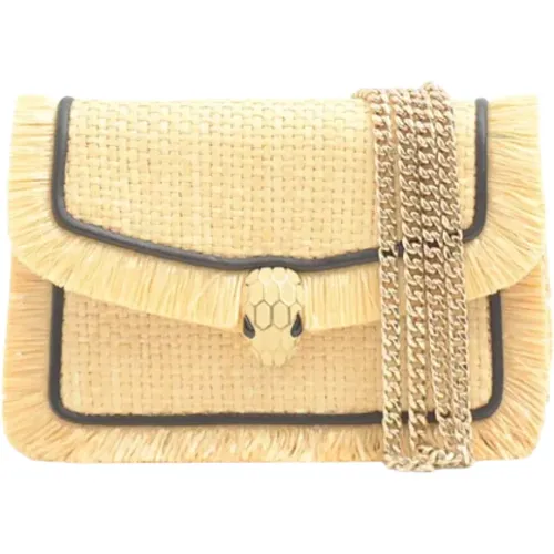 Pre-owned Cross Body Bags, female, , Size: ONE SIZE Pre-owned Fabric shoulder-bags - Bvlgari Vintage - Modalova