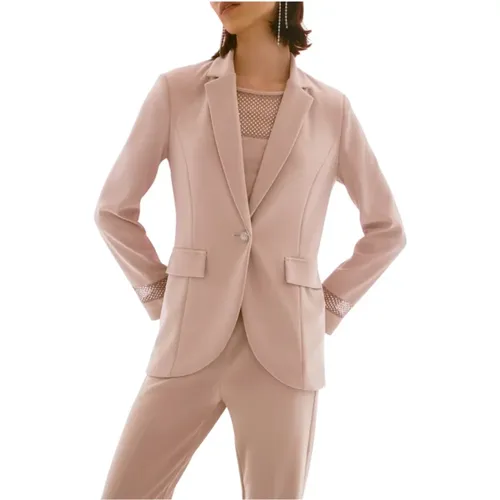 Blazers, female, , Size: 2XL Elegant One-Button Blazer - Joseph Ribkoff - Modalova