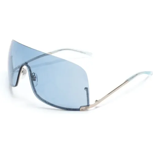 Graue Sonnenbrille, vielseitig und stilvoll , unisex, Größe: ONE Size - Gucci - Modalova
