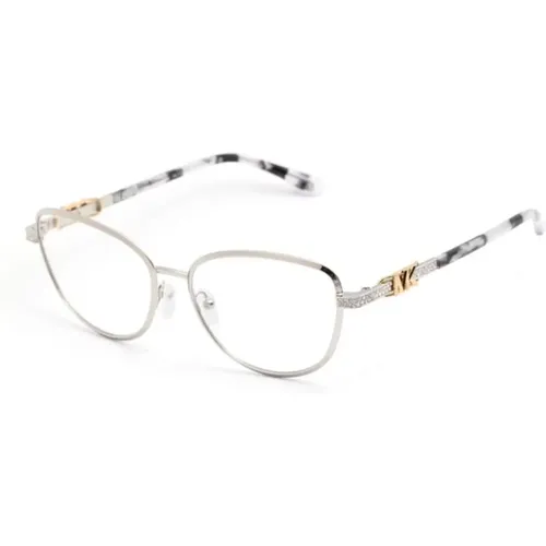 Silberne Optische Brille Stilvoll und vielseitig , Damen, Größe: 55 MM - Michael Kors - Modalova