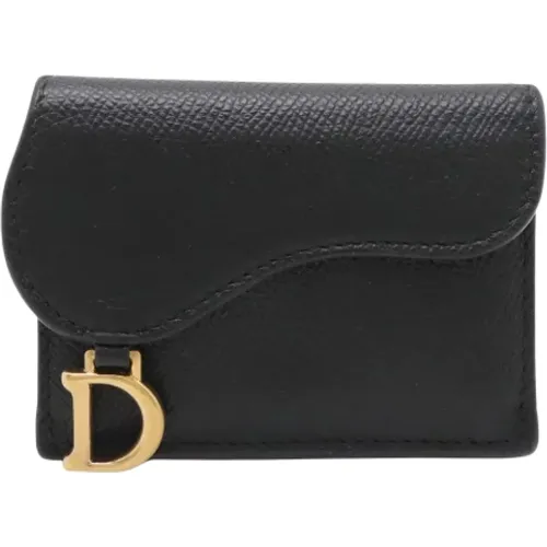 Pre-owned Wallets, female, , Size: ONE SIZE Pre-owned Leather wallets - Dior Vintage - Modalova