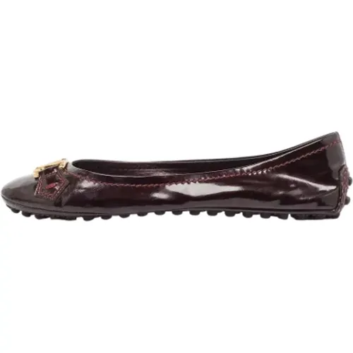 Pre-owned Flats, female, , Size: 6 1/2 US Pre-owned Leather flats - Louis Vuitton Vintage - Modalova