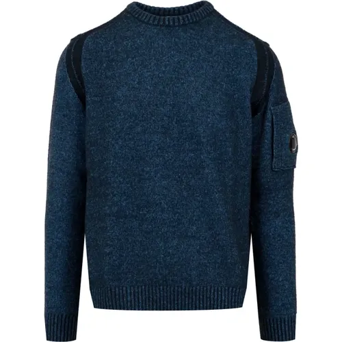 Blaue Vanisé Strickpullover , Herren, Größe: M - C.P. Company - Modalova