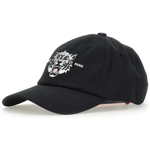 Caps, male, , Size: ONE SIZE Cotton Baseball Cap with Logo - Kenzo - Modalova