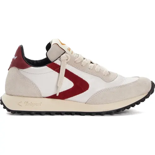 Chic White Natural Bordeaux Sneakers , female, Sizes: 3 UK, 4 UK, 5 UK, 7 UK - Valsport 1920 - Modalova